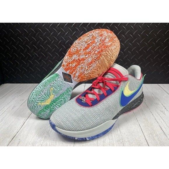 Nike LeBron 20 Nike Lifer Silver Yellow Black DJ5423-002 Mens Size 8 Women\'s 9.5 main image 9